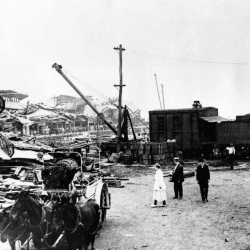 Black Tom Explosion in 1916, New York (Natalia’s past life)